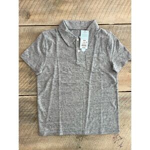 Cat & Jack‎ Heather Gray Collared Polo Shirt Size 8 Medium NWT